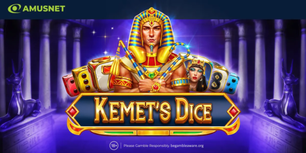 kemet's dice slot banner by amusnet