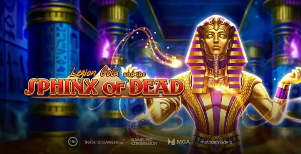 legion gold and the sphinx of dead slot banner by playn go