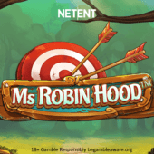 ms robin hood slot banner by netent