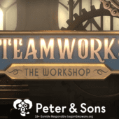 steamworks slot banner by peter and sons