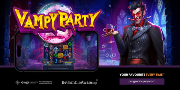 vampy party slot banner by pragmatic play