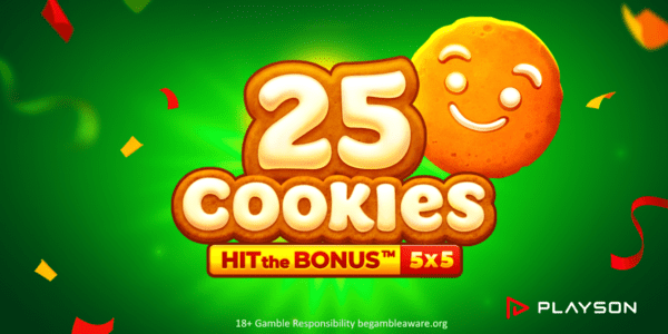 25 cookies hit the bonus slot banner by playson