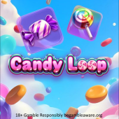 candy loop slot banner by vibra gaming