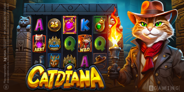 catdiana slot banner by bgaming