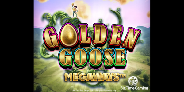 golden goose megaways slot banner by btg