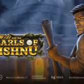 rich wilde and the pearls of vishnu slot banner by play'n go