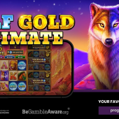 wolf gold ultimate slot banner by pragmatic play