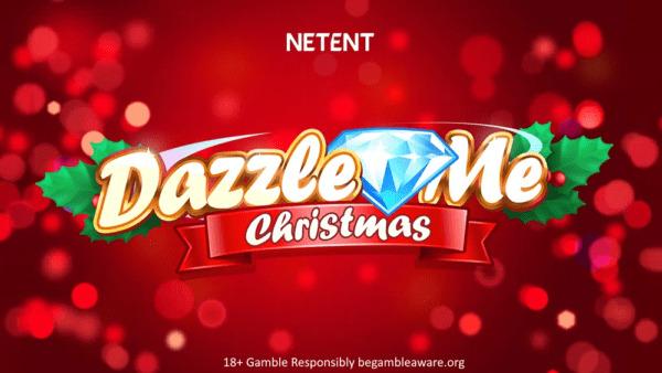 dazzle me christmas slot banner by netent