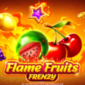 flame fruits frenzy slot banner by ela games