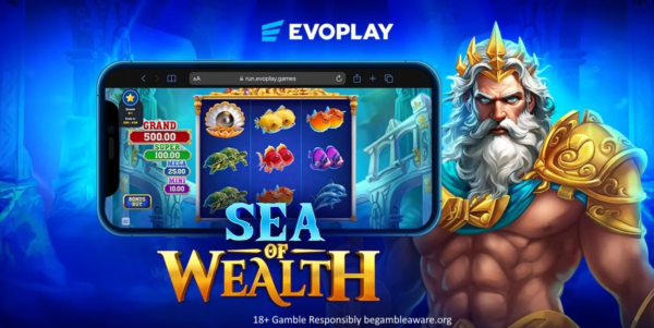 sea of wealth slot banner by evoplay