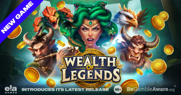 wealth of legends slot banner by ela games