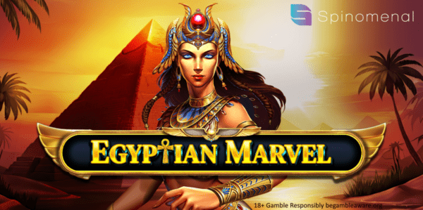 egyptian marvel slot banner by spinomenal