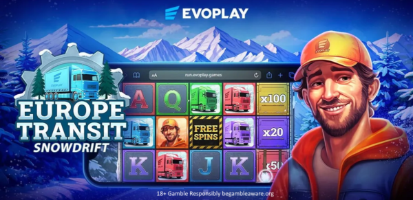 europe transit snowdrift slot banner by evoplay