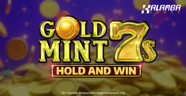 gold mint 7s hold and win slot banner by kalamba games