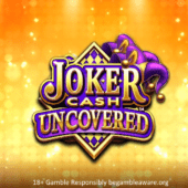 joker cash uncovered slot banner by high limit studio