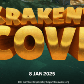kraken's cove slot banner by relax gaming