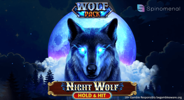 night wolf hold and hit slot banner by spinomenal