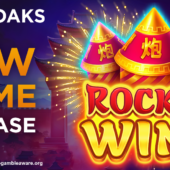 rocket wins slot banner by 3 oaks gaming
