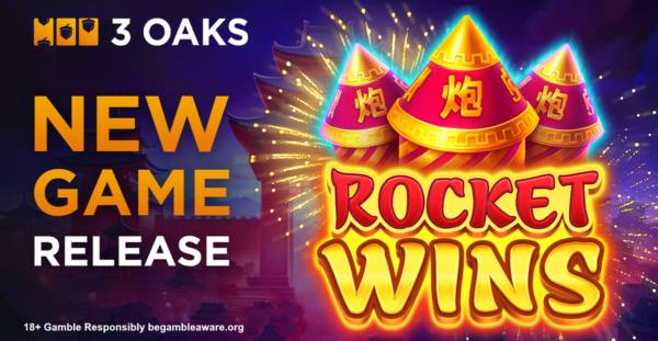rocket wins slot banner by 3 oaks gaming