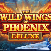 the wild wings of phoenix deluxe slot banner by booming games