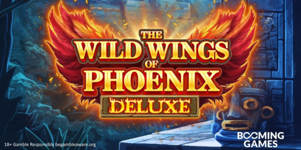 the wild wings of phoenix deluxe slot banner by booming games