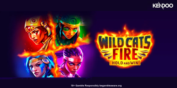 wild cats fire hold and win slot banner by kendoo