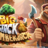 big stack lumberjack slot banner by print studios