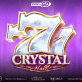 crystal hall slot banner by play'n go