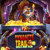 dynamite trail hold and win slot banner by octoplay