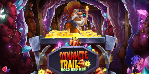 dynamite trail hold and win slot banner by octoplay