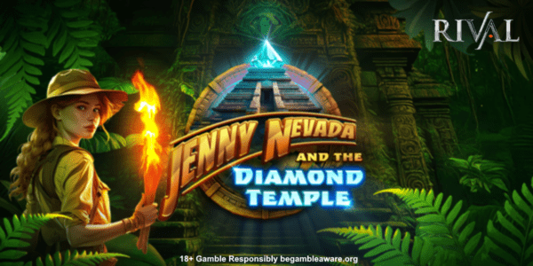 jenny nevada and the diamond temple slot banner by rival