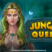 jungle queen slot banner by bgaming