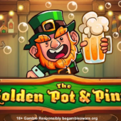 golden pots and pints slot banner by thunderkick