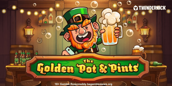 golden pots and pints slot banner by thunderkick