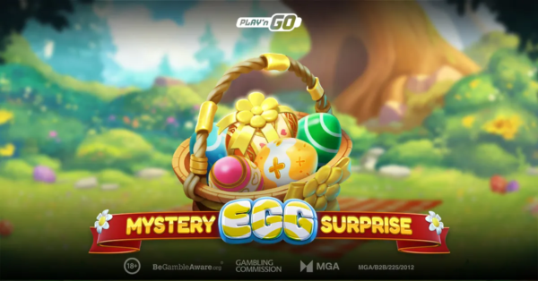mystery egg surprise slot banner by playn go