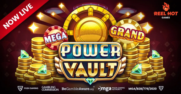 power vault slot banner by push gaming