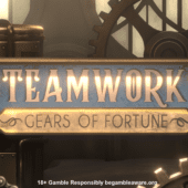 steamworks gears of fortune slot banner by peter and sons