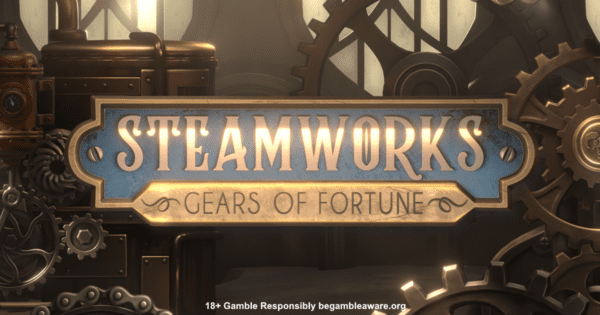 steamworks gears of fortune slot banner by peter and sons