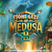 stone gaze of medusa 2 slot banner by Stakelogic