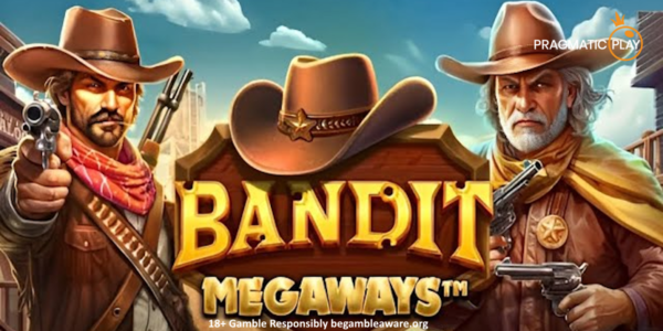 banner for bandit megaways slot by pragmatic play
