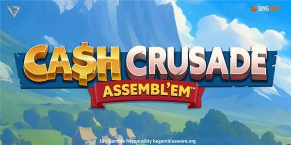 Banner of banner-cash-crusade-assemblem-slot-slingshot-studios