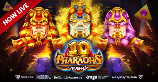 banner of 10 Pharaohs by Push Gaming