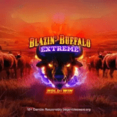 banner of Blazin’ Buffalo Extreme Hold & Win by Rival