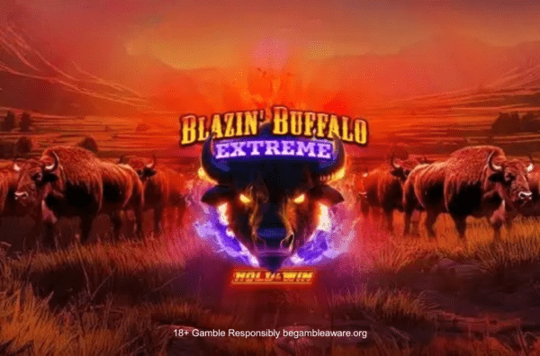banner of Blazin’ Buffalo Extreme Hold & Win by Rival