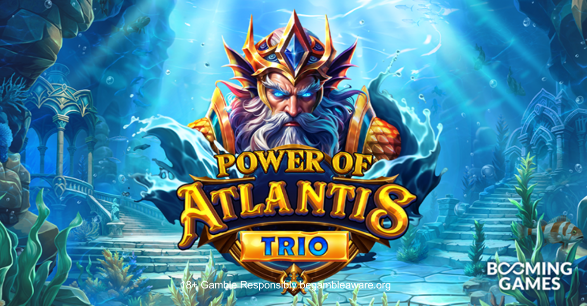 Banner of Power of Atlantis Booming Games