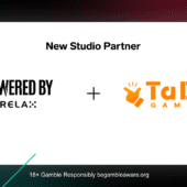 Banner of Relax Game TaDa Gaming Partnership
