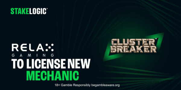 Banenr of Stakelogic Relax Gaming mechanic licensing deal