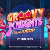 Banner of Groovy Knights Dream Drop by Relax Gaming