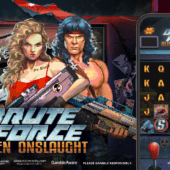 Banner of Brute Force Alien Onslaught by NoLimit City