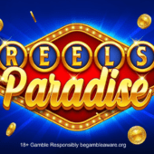 Banner of Reels Paradise by Booming Games